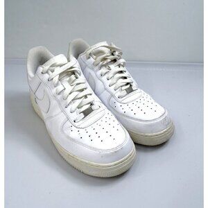 Nike Air Force 1 AF1 Low Men's‎ Triple White Sneakers Shoes 315122-111 Size 12
